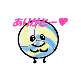 Mr.volley ball sticker #8133690