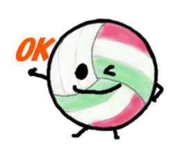 Mr.volley ball sticker #8133713