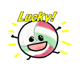 Mr.volley ball sticker #8133716