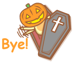 Kitty O'Lantern sticker #8133783