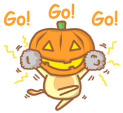 Kitty O'Lantern sticker #8133799