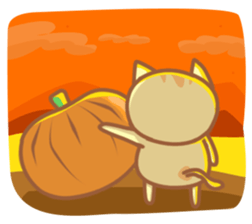 Kitty O'Lantern sticker #8133803
