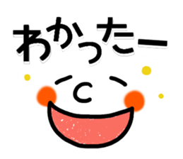 Big face sticker. sticker #8133969