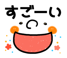 Big face sticker. sticker #8133982