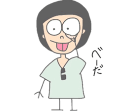 Quirky friends sticker #8134056