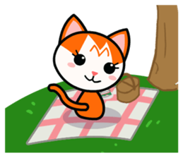 Weekend Park Picnic Hanami sticker #8134136