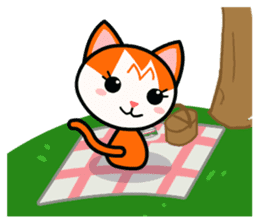 Weekend Park Picnic Hanami sticker #8134136