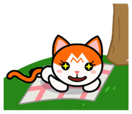 Weekend Park Picnic Hanami sticker #8134138