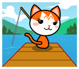 Weekend Park Picnic Hanami sticker #8134154