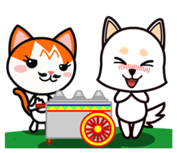 Weekend Park Picnic Hanami sticker #8134159