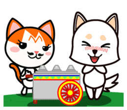 Weekend Park Picnic Hanami sticker #8134159