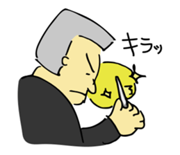 Traditional metal craft man aruaru~2 sticker #8134408