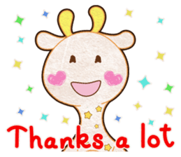 An Elephant & A Giraffe (MIX) sticker #8135566