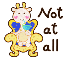 An Elephant & A Giraffe (MIX) sticker #8135567