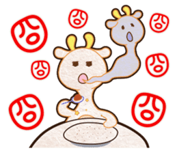 An Elephant & A Giraffe (MIX) sticker #8135575