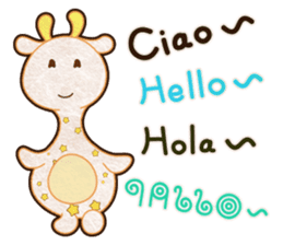 An Elephant & A Giraffe (MIX) sticker #8135578