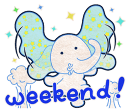 An Elephant & A Giraffe (MIX) sticker #8135581