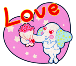 An Elephant & A Giraffe (MIX) sticker #8135582