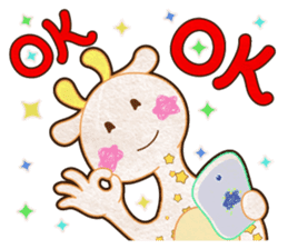 An Elephant & A Giraffe (MIX) sticker #8135583