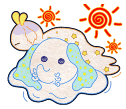 An Elephant & A Giraffe (MIX) sticker #8135585