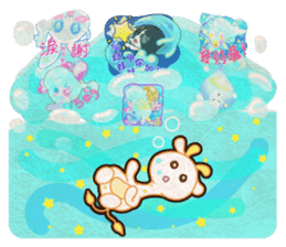 An Elephant & A Giraffe (MIX) sticker #8135588