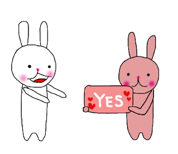 usako&usao 4 sticker #8135788