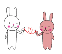 usako&usao 4 sticker #8135795