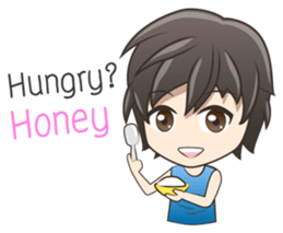 Gentleman in love (ENG) sticker #8136147