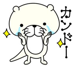 Coloful otters part2 sticker #8136452
