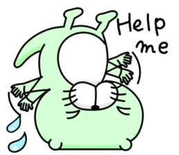 Coloful otters part2 sticker #8136467