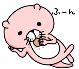 Coloful otters part2 sticker #8136472