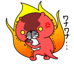 Coloful otters part2 sticker #8136473