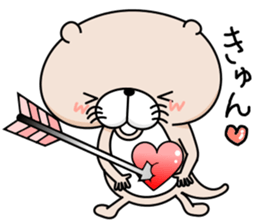 Coloful otters part2 sticker #8136478