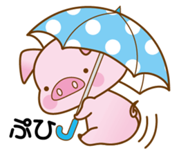 An Umbrella Pig sticker #8136852