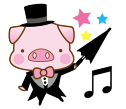 An Umbrella Pig sticker #8136858