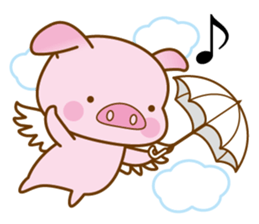 An Umbrella Pig sticker #8136859