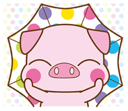 An Umbrella Pig sticker #8136860
