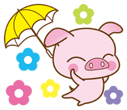 An Umbrella Pig sticker #8136862