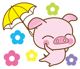 An Umbrella Pig sticker #8136862