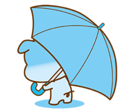 An Umbrella Pig sticker #8136869