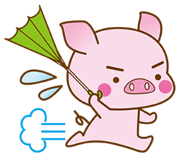 An Umbrella Pig sticker #8136876