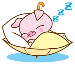 An Umbrella Pig sticker #8136879