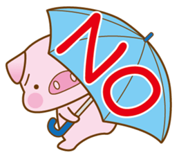 An Umbrella Pig sticker #8136885