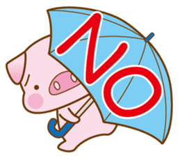 An Umbrella Pig sticker #8136885