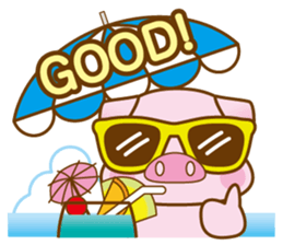 An Umbrella Pig sticker #8136886