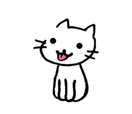 cat lover's stickers in English sticker #8137177
