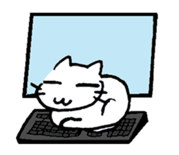 cat lover's stickers in English sticker #8137182