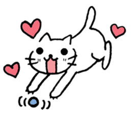 cat lover's stickers in English sticker #8137184