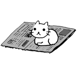 cat lover's stickers in English sticker #8137187