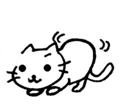 cat lover's stickers in English sticker #8137188